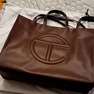 Telfar Large Shopping Bag Chocolate